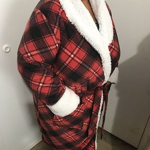 Warm cozy long Berkshire robe